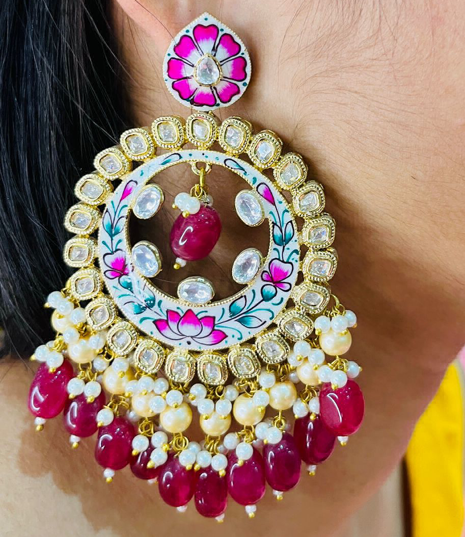 iconic kundan earring